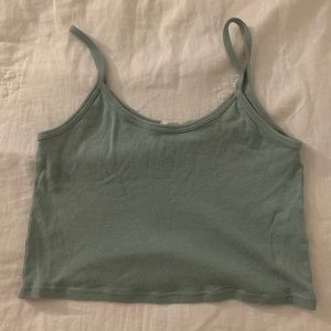 brandy melville pastel green skylar tank